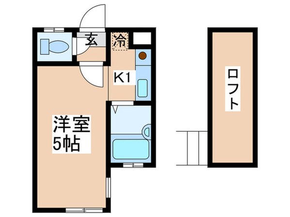 ロッシェル東林間Ⅲの物件間取画像